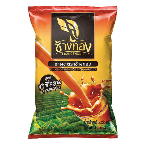 ชาช้างทอง สูตรชาซีลอน ขนาด400กรัม*12