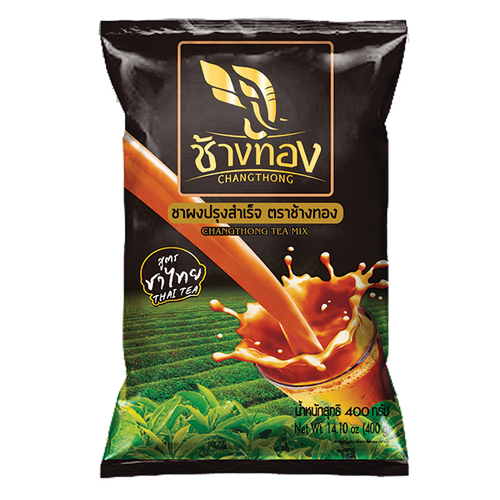 ชาช้างทอง สูตรชาไทย ขนาด400กรัม*12
