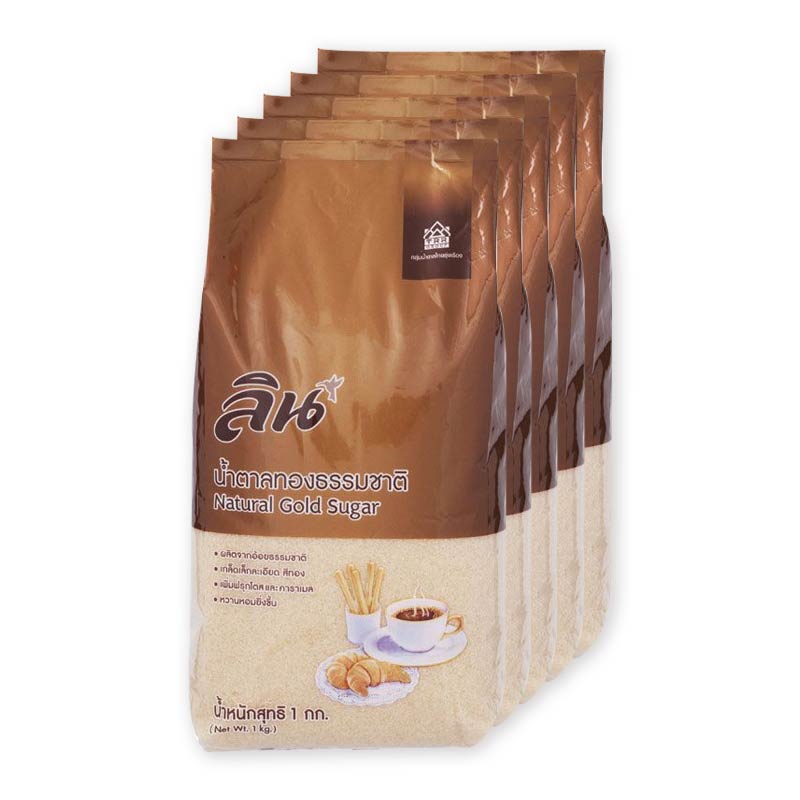 น้ำตาลทรายแดงลิน 1 กก.