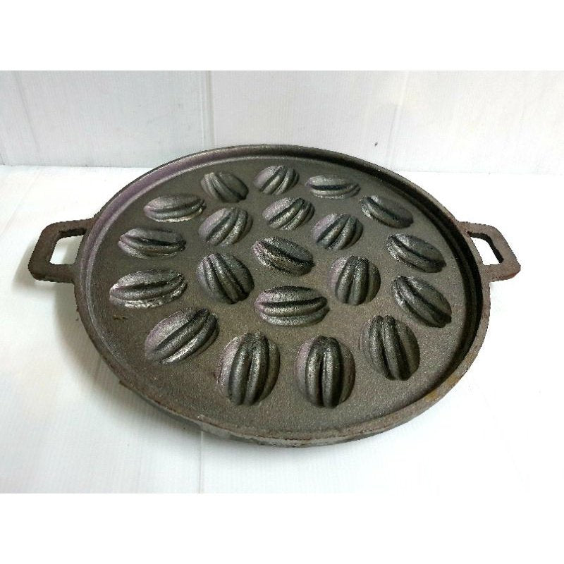 พิมพ์ขนมไข่เหล็กหล่อ1ลาย20หลุม