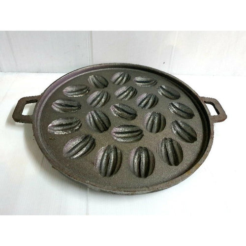 พิมพ์ขนมไข่เหล็กหล่อ1ลาย20หลุม