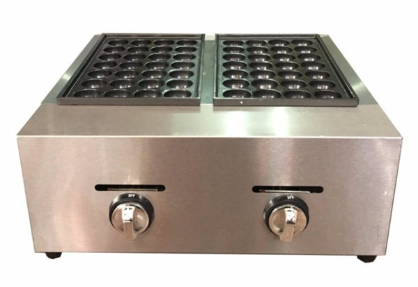 เครื่องทำทาโกะยากิ 2หัวแก๊ส รุ่น777 x113r1