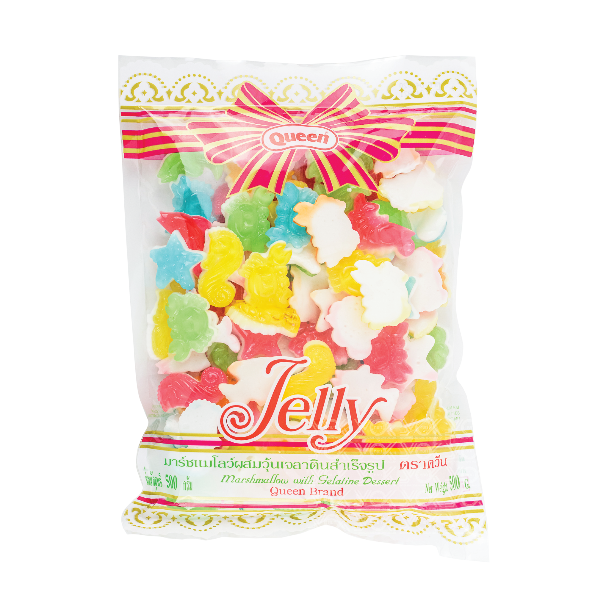 เยลลี่ควีน2ชั้นโลกทะเล 500กรัม