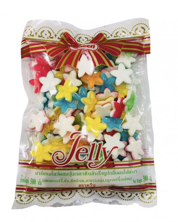 เยลลี่ควีน2ชั้นดาว 500กรัม