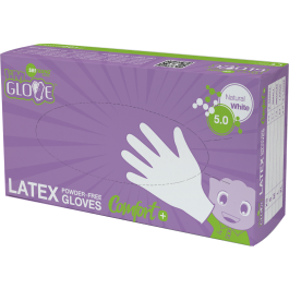 ถุงมือยาง LATEX M 100ชิ้น