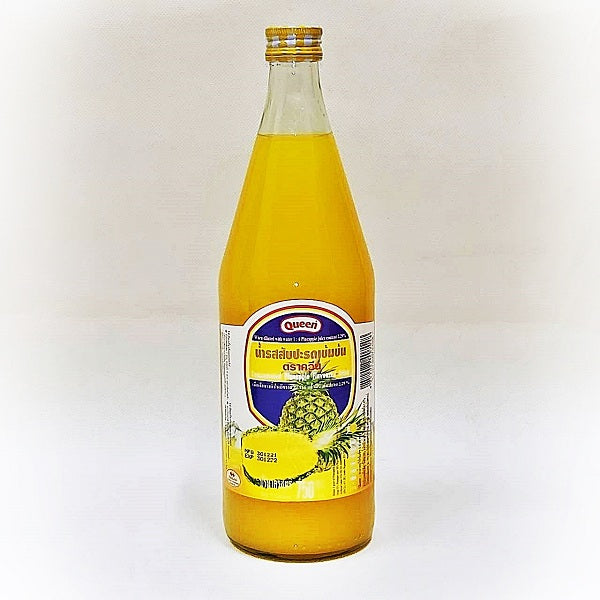 น้ำหวานขวดแก้วควีนสับปะรด