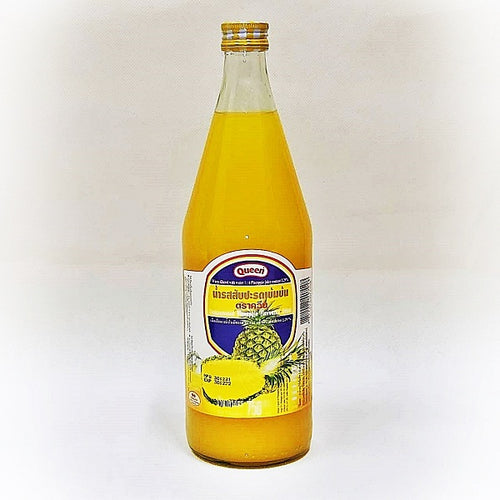 น้ำหวานขวดแก้วควีนสับปะรด