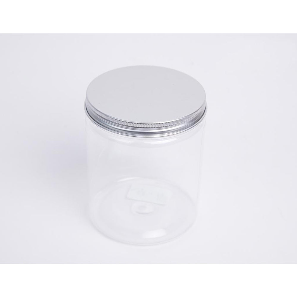 กระปุกpet 10x8cm-ฝาอลูเงิน-ทอง x10ใบ