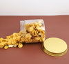 กระปุกpet 10x10cm ฝาเงินx10ใบ 785มล