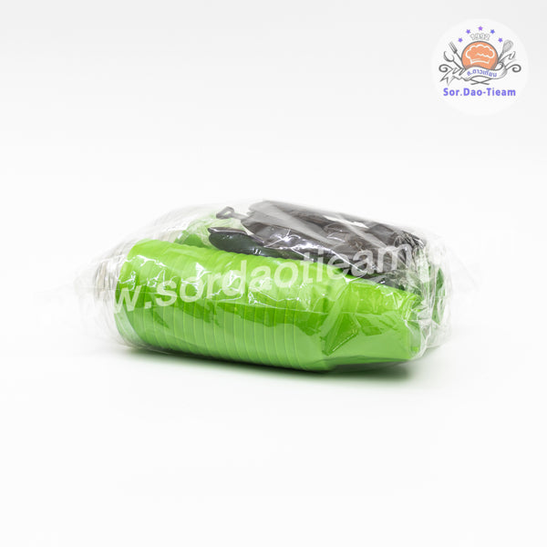 กระถางคัพเค้กLC7576 พร้อมฝา+ช้อน 20 ชุด