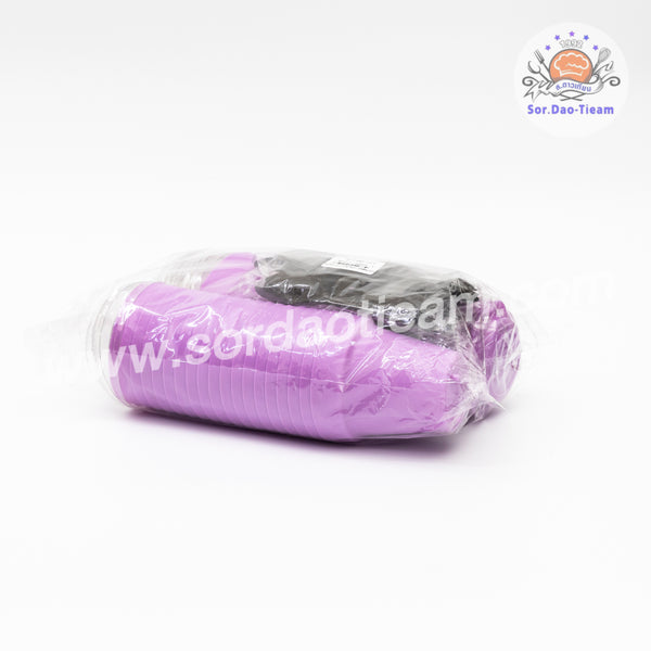 กระถางคัพเค้กLC7576 พร้อมฝา+ช้อน 20 ชุด