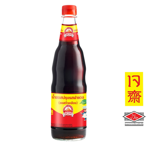 ซอสปรุงรสภูเขาทอง ฝาแดง 600ml