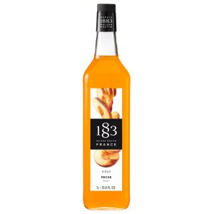 1883 Peach Syrup ขนาด 1000 มิลลิลิตร
